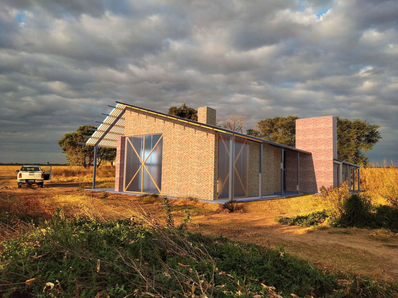 Proyecto ANTEPROYECTO: UNA CASA EN EL CAMPO